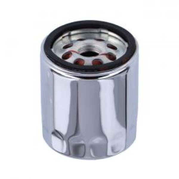 Champion, spin-on oil filter. Magnetic, chrome